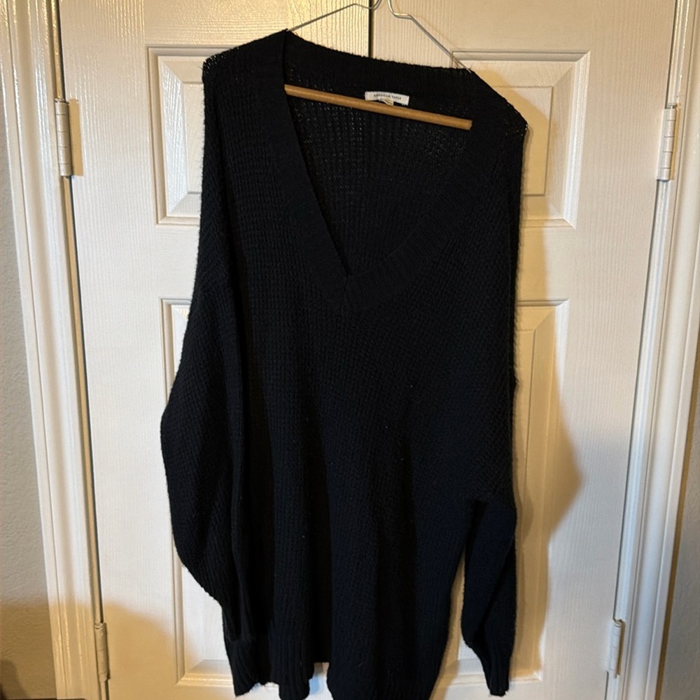 Black American eagle sweater dress size large